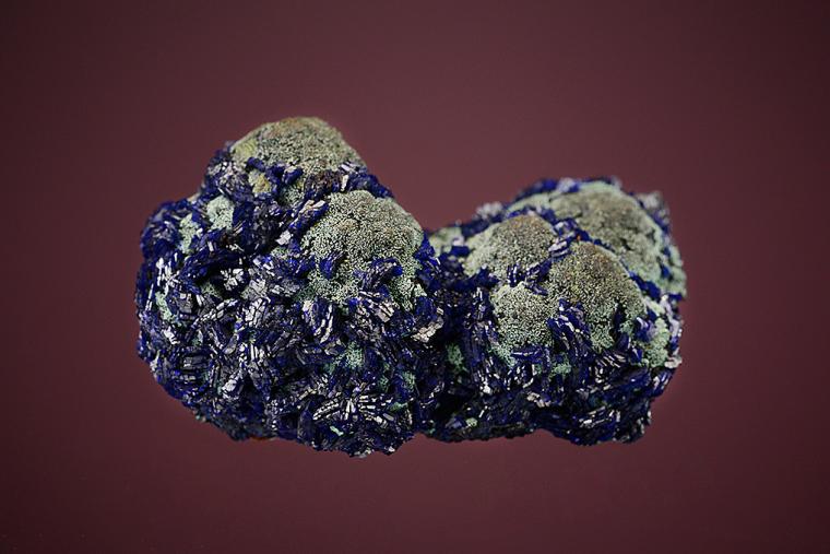 AZURITE on MALACHITE