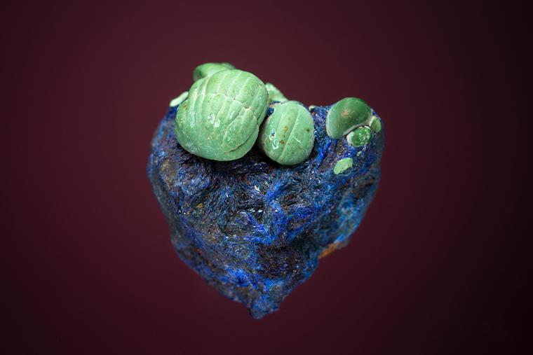 MALACHITE on AZURITE