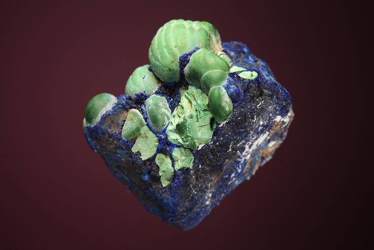 MALACHITE on AZURITE