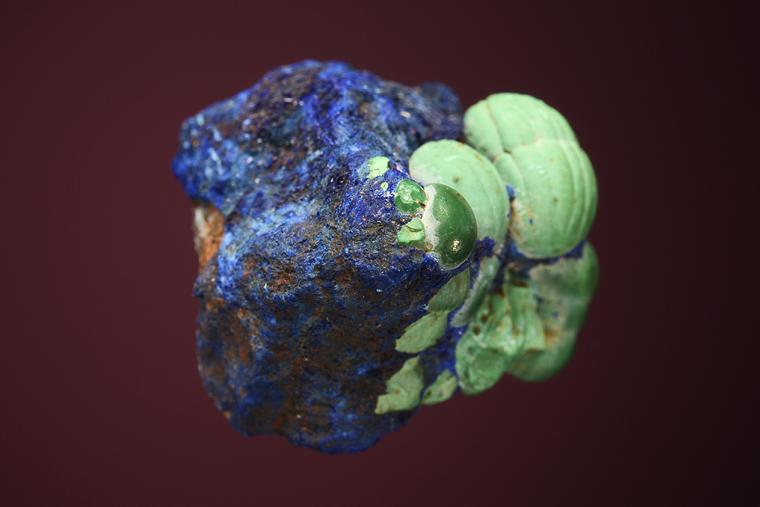 MALACHITE on AZURITE