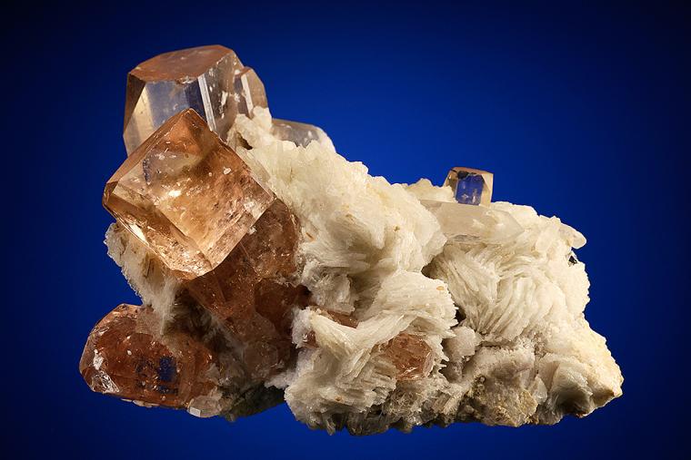 TOPAZ with ALBITE var. Cleavelandite