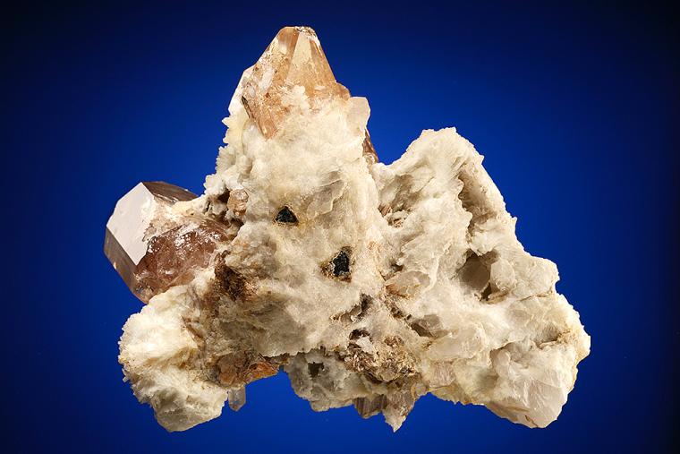TOPAZ with ALBITE var. Cleavelandite