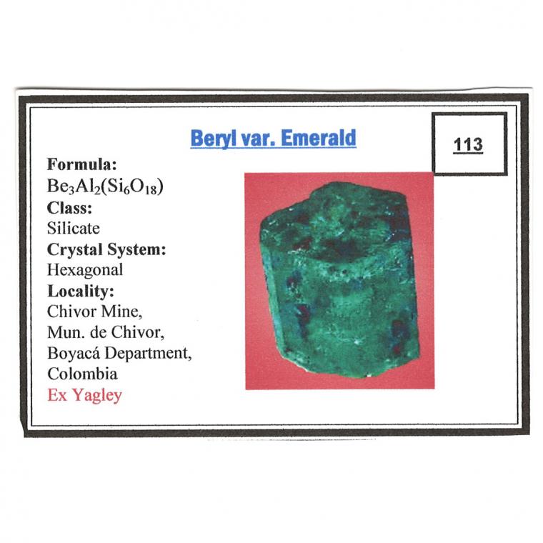 BERYL var. Emerald