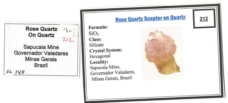 QUARTZ var. Rose QUARTZ