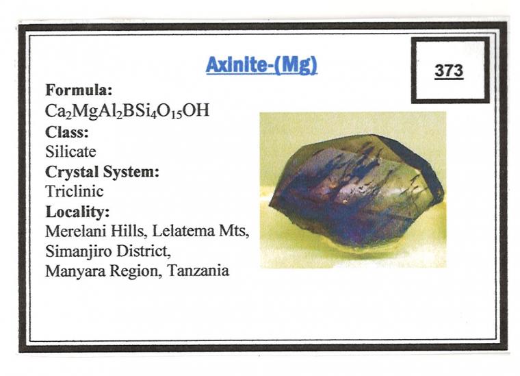 AXINITE-(Mg) (type locality)