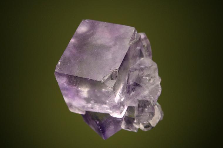 FLUORITE on GALENA