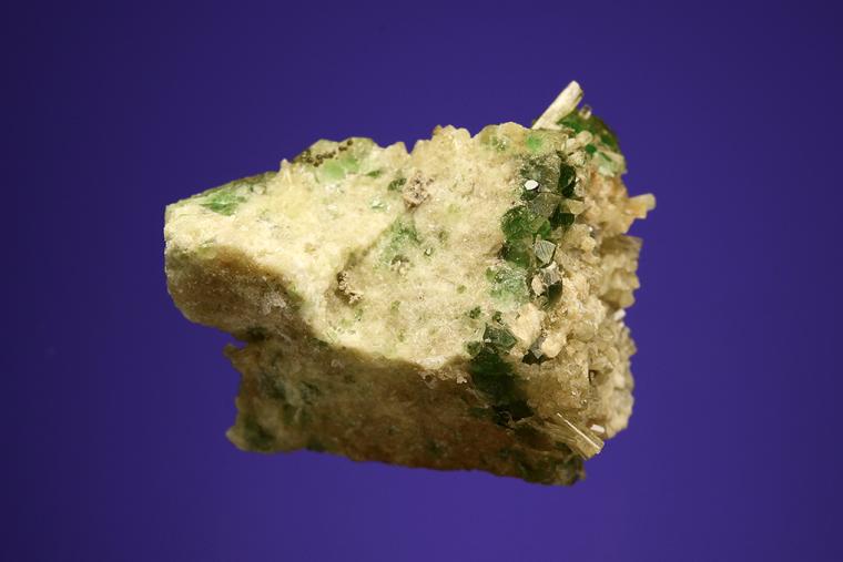 GROSSULAR on DIOPSIDE