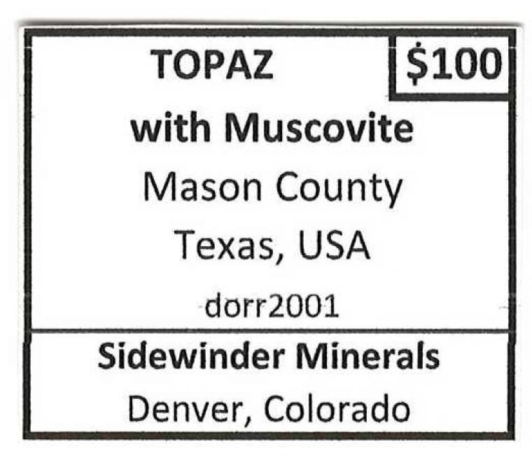 TOPAZ with MUSCOVITE