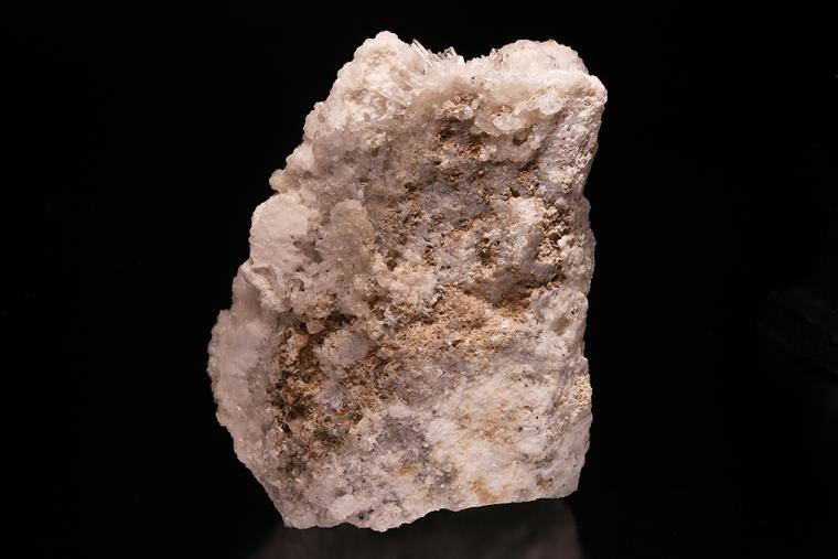 CALCITE with DOLOMITE on QUARTZ