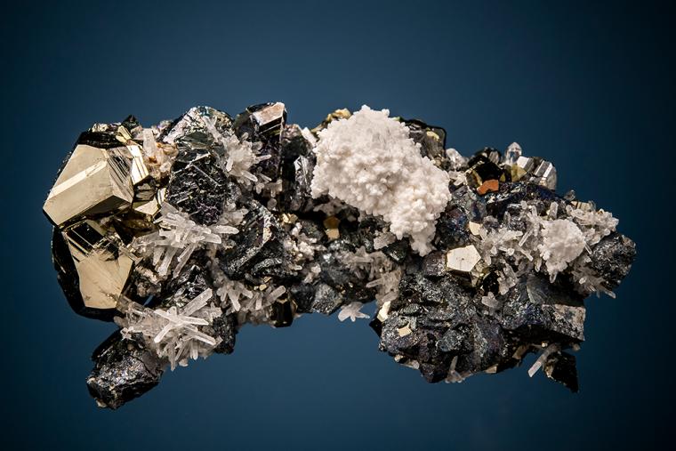 PYRITE with SPHALERITE and TETRAHEDRITE