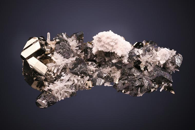 PYRITE with SPHALERITE and TETRAHEDRITE