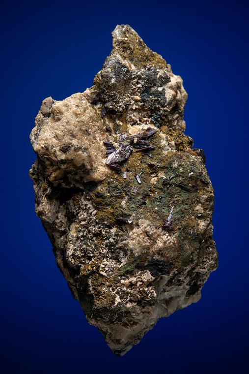 PYRARGYRITE on CHALCOPYRITE and SIDERITE