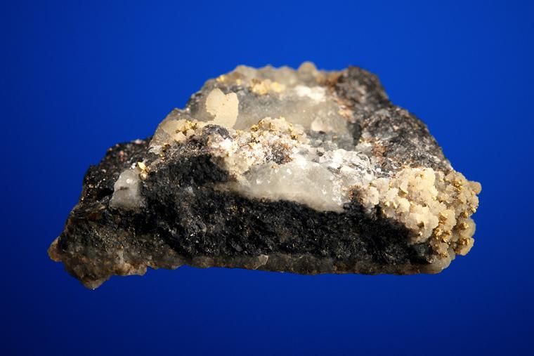 GOLD on QUARTZ and SPHALERITE