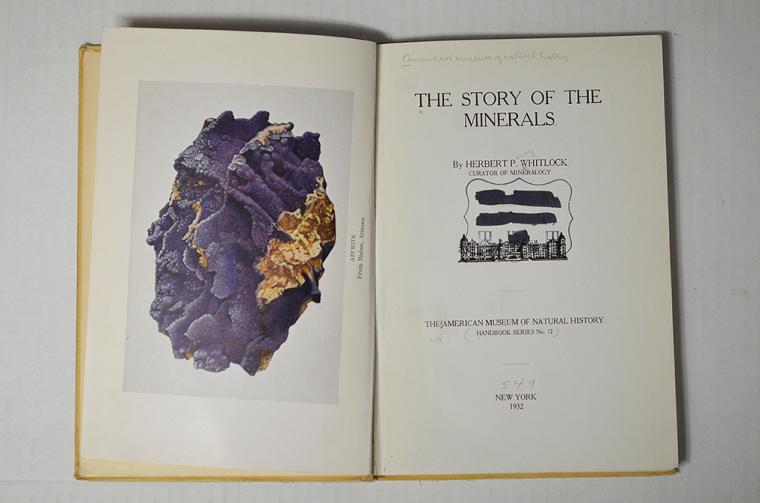 The Story of the Minerals by Herbert P. Whitlock