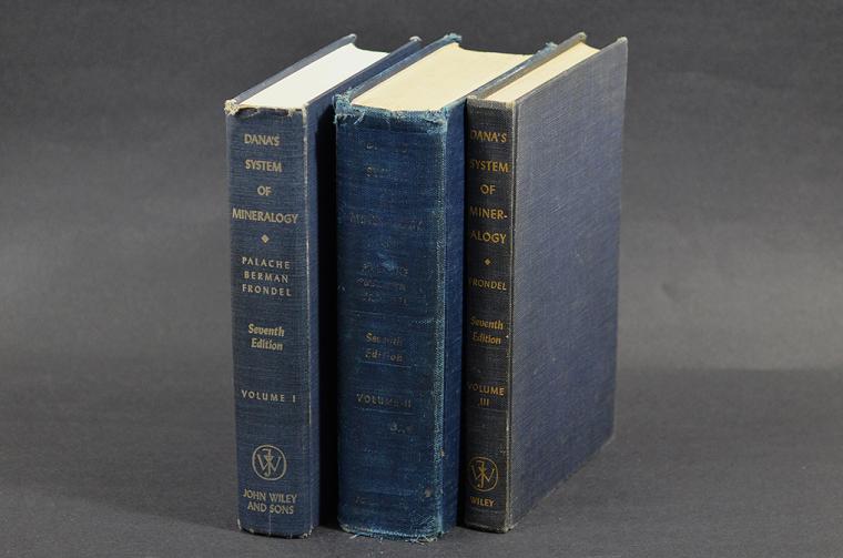 Dana's System of Mineralogy, Seventh Edition by Clifford Frondel (3-volume set)