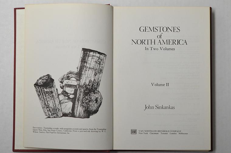 Gemstones of North America by John Sinkankas (3-volume set)