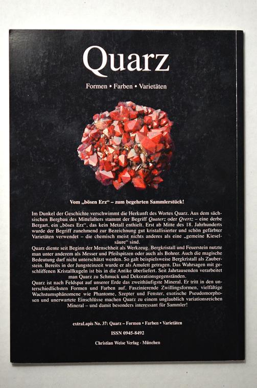 Quarz - Formen-Farben-Varietaten - extraLapis No. 37 by Paul Rustemeyer