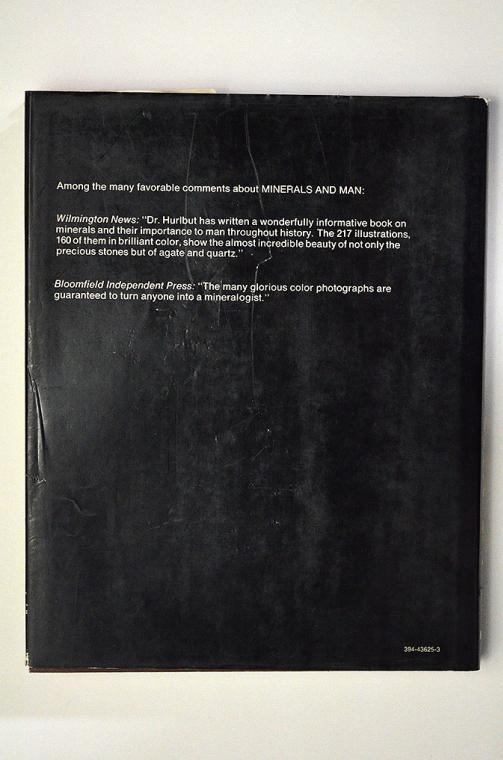 Minerals & Man - The Random House Illustrated Science Library by Cornelius S. Hurlbut, Jr.