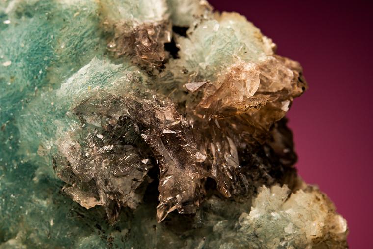 HEMIMORPHITE with CALCITE
