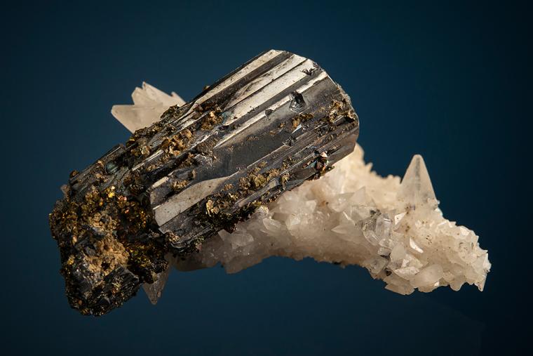 PYRARGYRITE on CALCITE