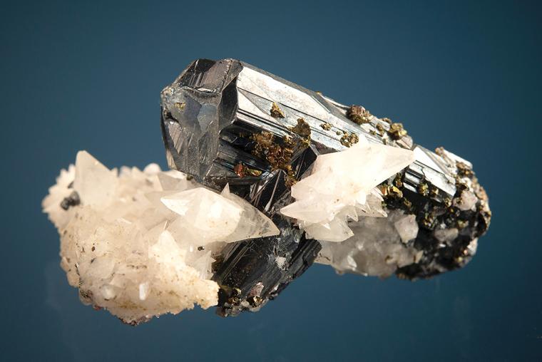 PYRARGYRITE on CALCITE