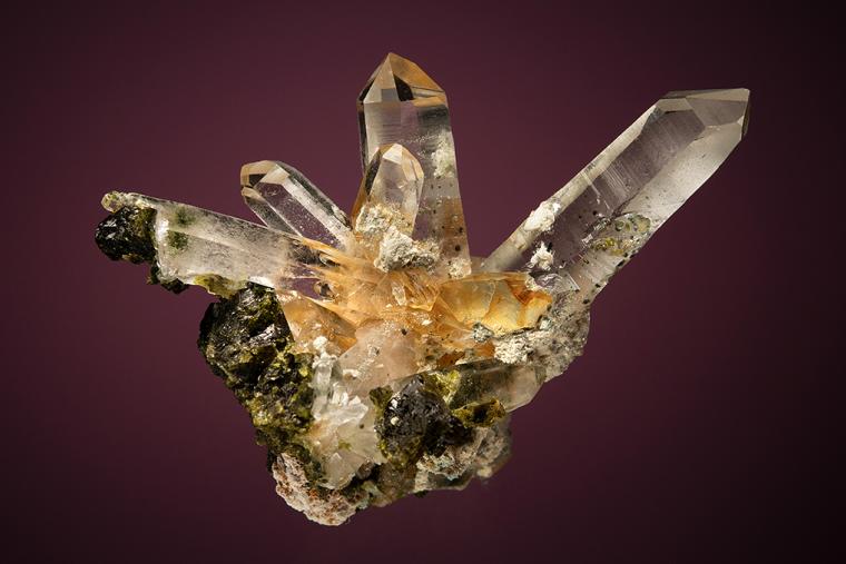 QUARTZ with EPIDOTE