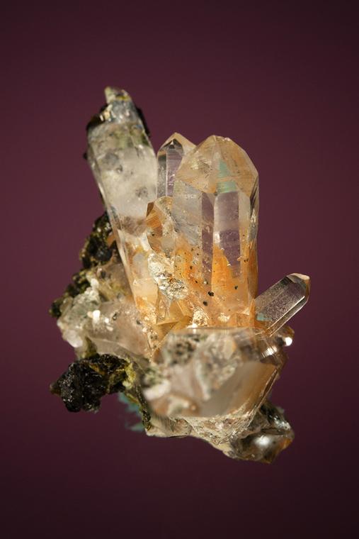 QUARTZ with EPIDOTE