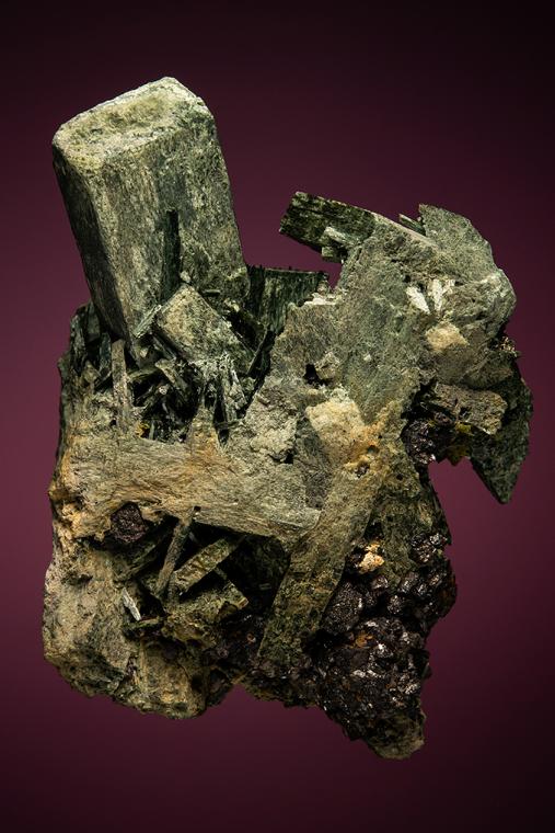 ACTINOLITE after DIOPSIDE 