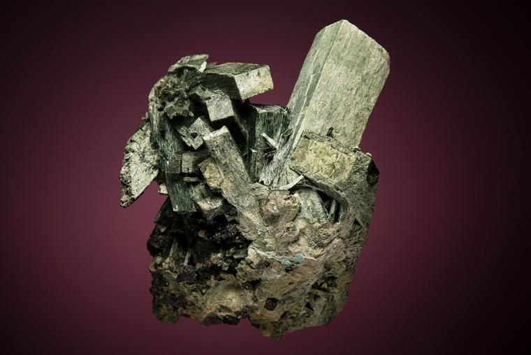 ACTINOLITE after DIOPSIDE 