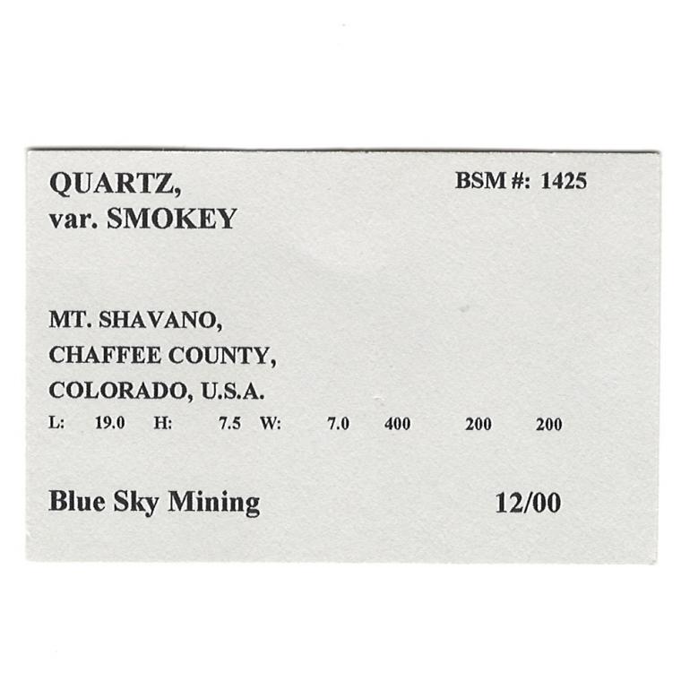 QUARTZ var. Smoky (repaired)