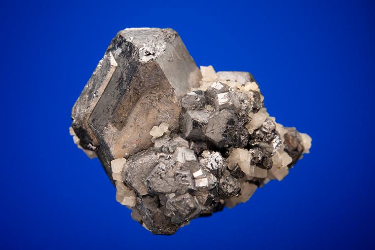 GALENA (SPINEL law twin) with DOLOMITE