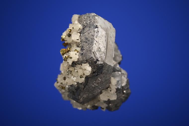 GALENA (SPINEL law twin) with DOLOMITE