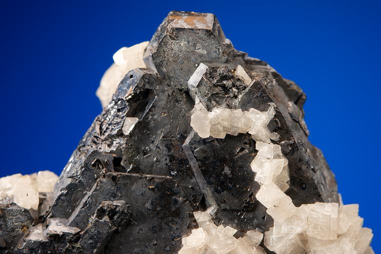 GALENA (SPINEL law twin) with DOLOMITE