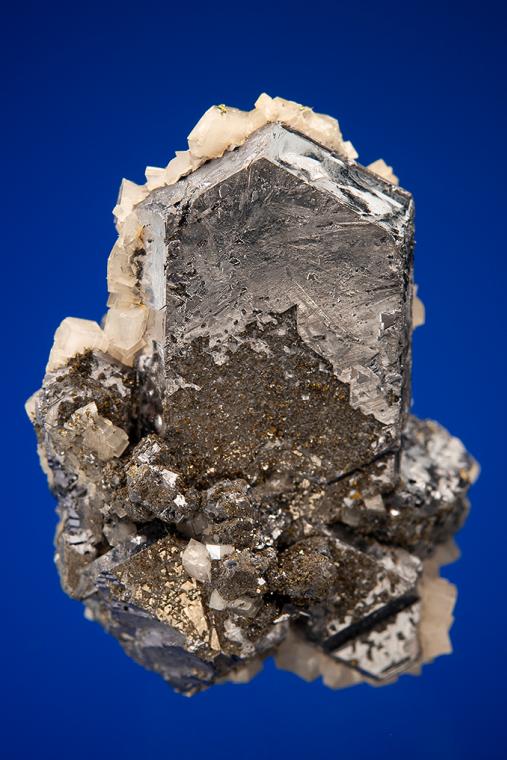GALENA (SPINEL law twin) with DOLOMITE