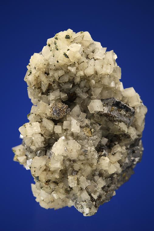 GALENA (SPINEL law twin) with DOLOMITE
