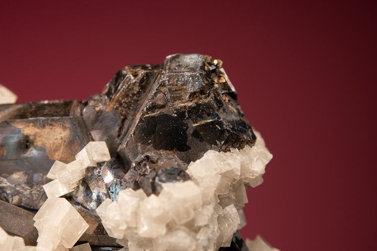 GALENA (SPINEL law twin) with DOLOMITE