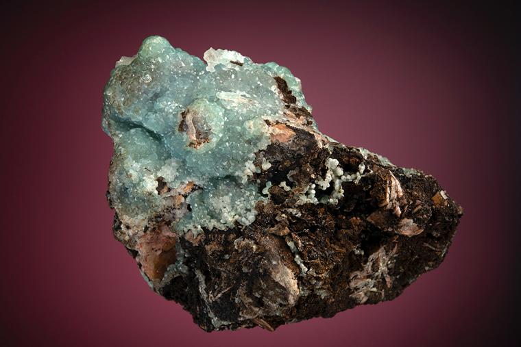 SMITHSONITE with CALCITE and BARITE