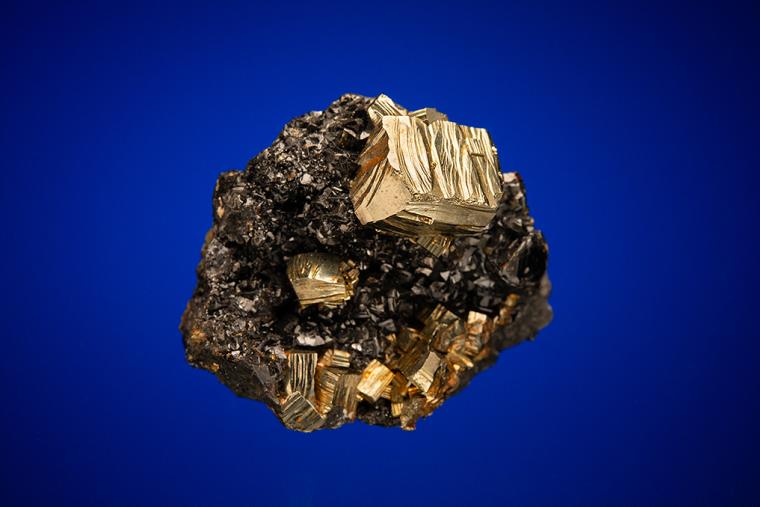 PYRITE on SPHALERITE