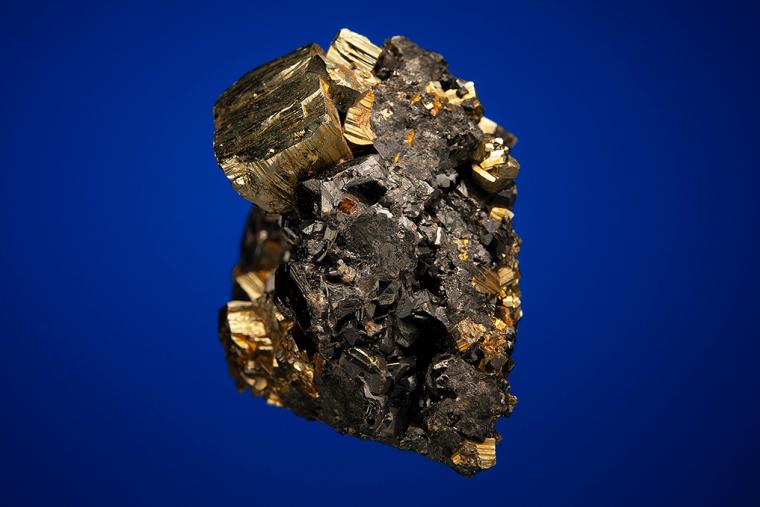 PYRITE on SPHALERITE