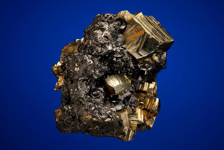 PYRITE on SPHALERITE