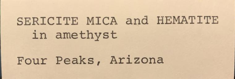 QUARTZ var. Amethyst