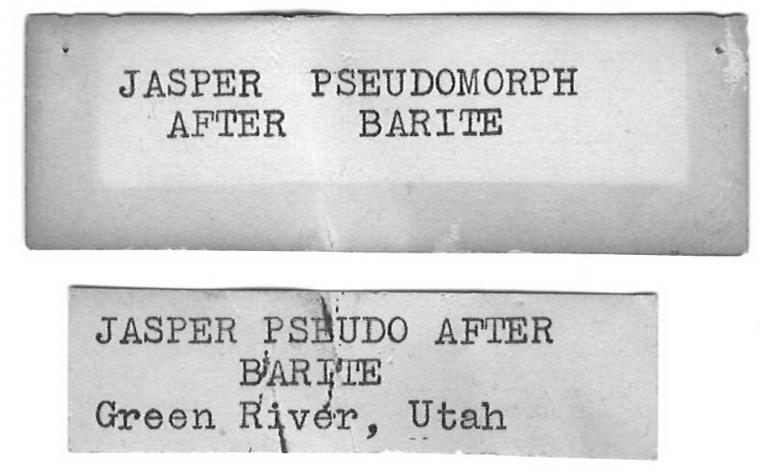 QUARTZ var. Jasper after BARITE