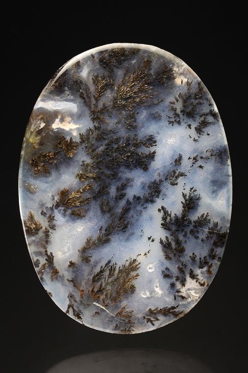 QUARTZ var. Plume Agate