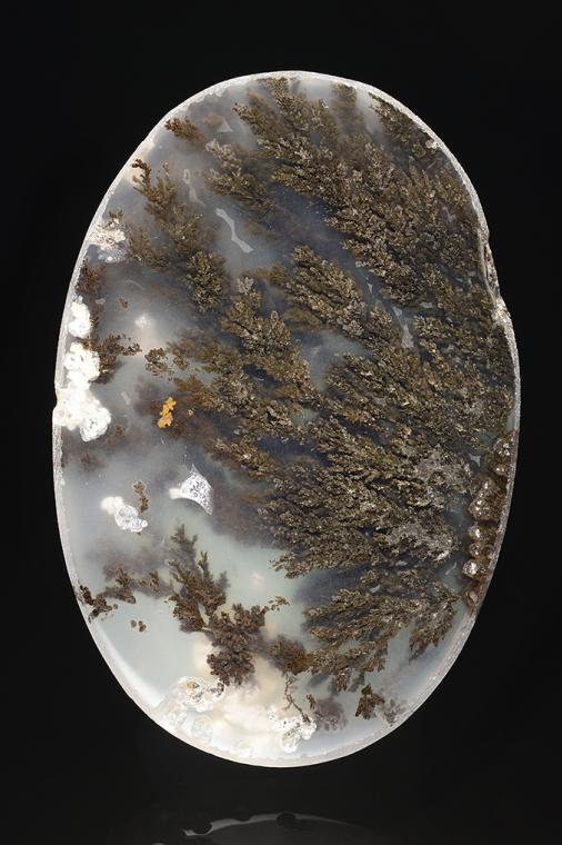 QUARTZ var. Plume Agate