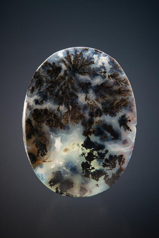QUARTZ var. Plume Agate
