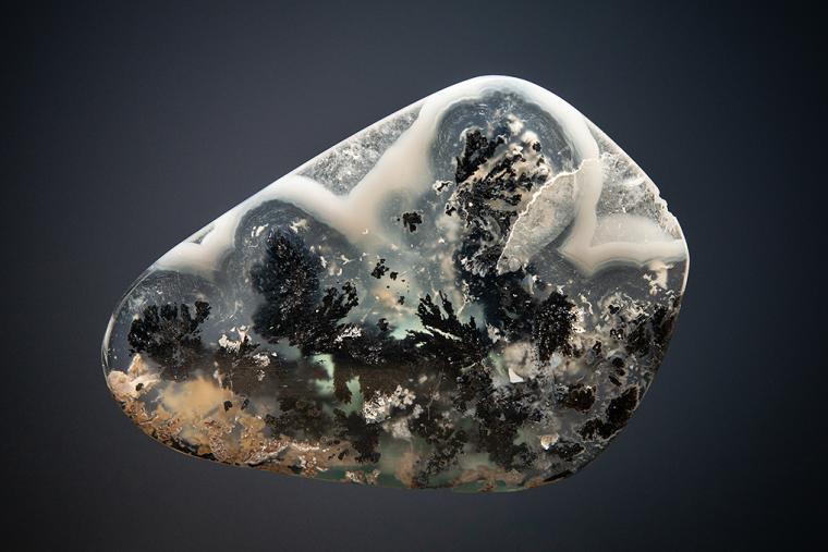 QUARTZ var. Plume Agate