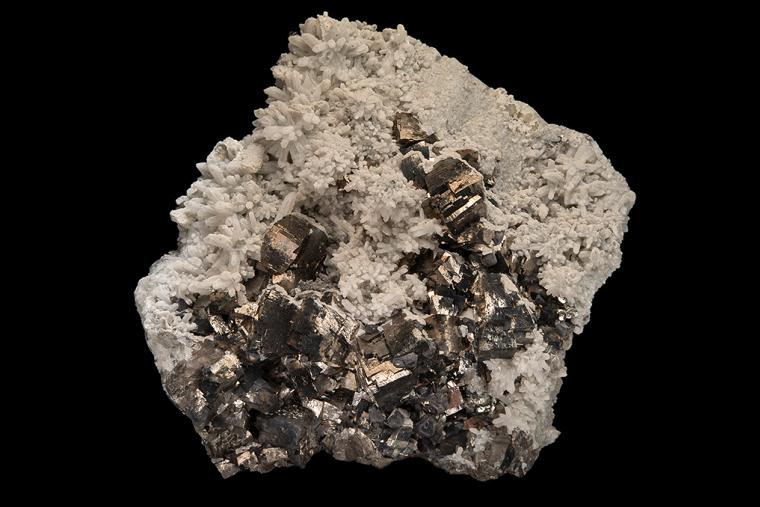 ARSENOPYRITE on QUARTZ