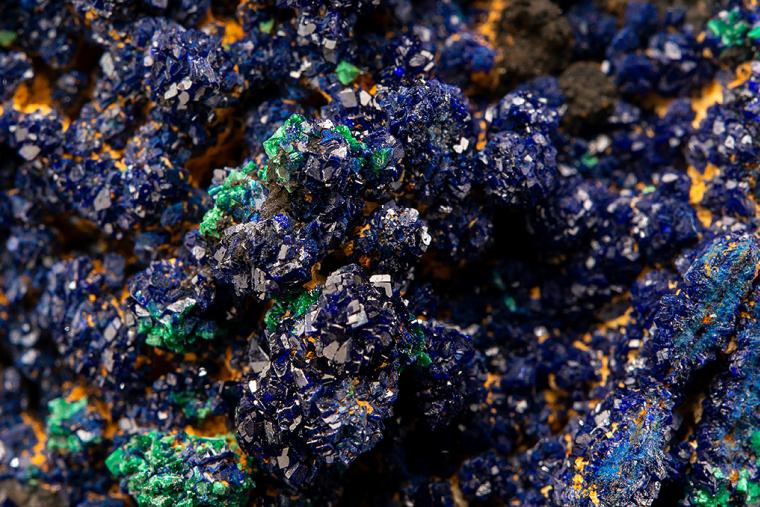 AZURITE with MALACHITE