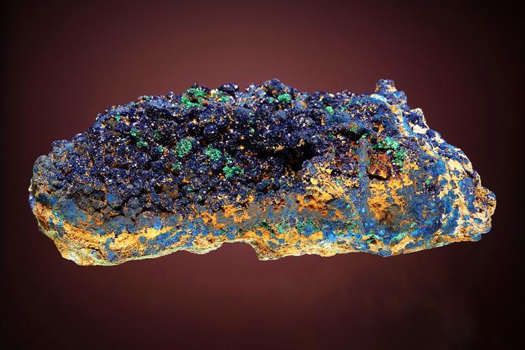 AZURITE with MALACHITE
