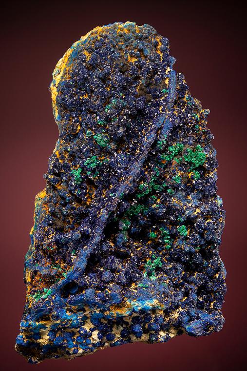 AZURITE with MALACHITE